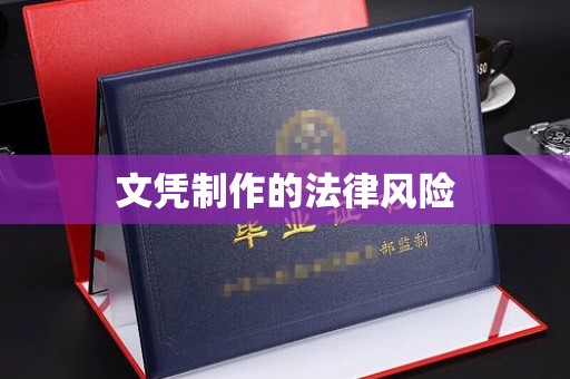 昌邑文凭制作的法律风险
